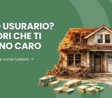 Mutuo usurario, i tre errori della banca che ti costano caro - Cover ADifesa