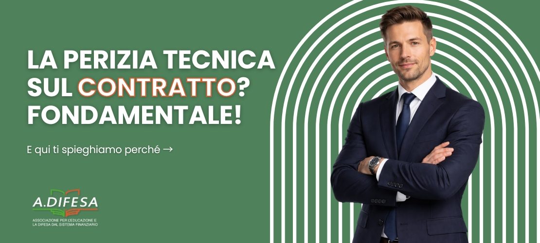 Perizia tecnica sul contratto bancario, perché è fondamentale - Cover di ADifesa